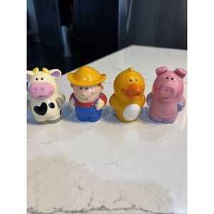 2002 Playskool Old McDonald's Fun Tunes Tractor Replacement Figurines Lot of 4